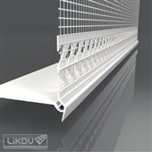 LIKOV LW-66 lišta přechodová PVC s přiznanou okapnicí délka 2m